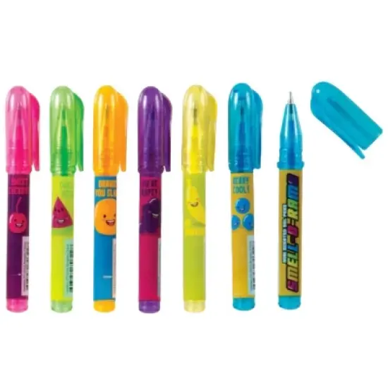 Smell-O-Aromatic Mini Scented Gel Pens (6 Pack) - Fruity Fun, Gel Ink, Compact Size (3.25 Inch) image {4}