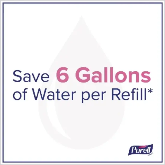 PURELL HEALTHY SOAP with CLEAN RELEASE Technology Refill, For ES10 Dispensers, Fragrance-Free, 1,200 mL, 2/Carton image {4}
