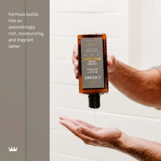 Cremo Vintage Suede Body Wash - 16 fl oz image {4}