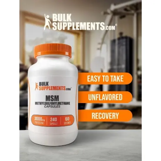 BulkSupplements Methylsulfonylmethane (MSM) Capsules image {4}