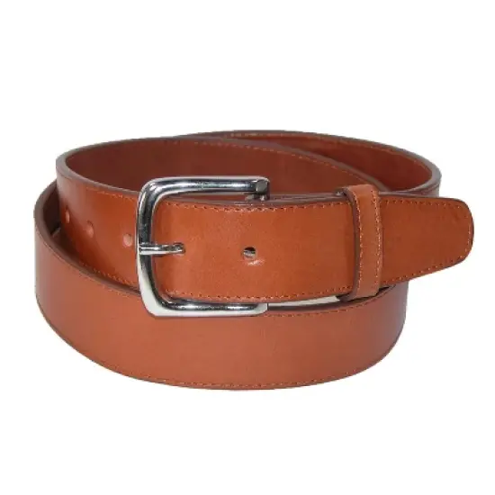 CTM Men's Leather Money Belt Removable Buckle image {4}