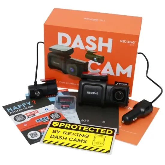 Rexing DT2 Dual Channel 1080p Front and Rear  Dash Cam image {13}