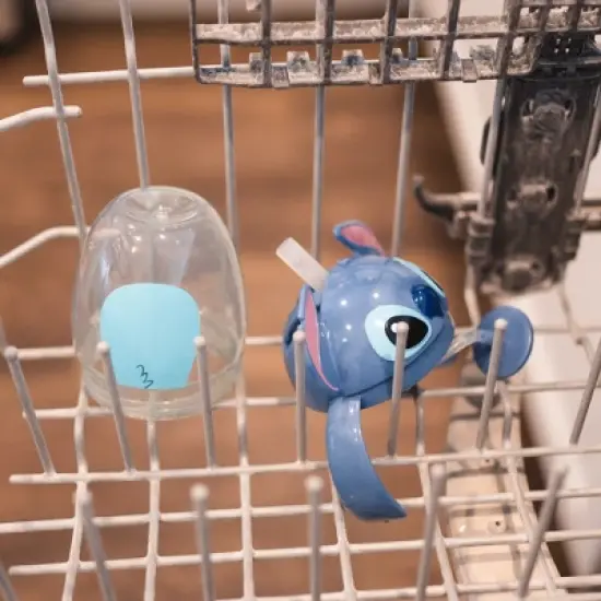 The First Years Disney 7oz Stitch Spill Proof Weighted Straw Trainer Sippy Cup - 6 Months+ image {2}