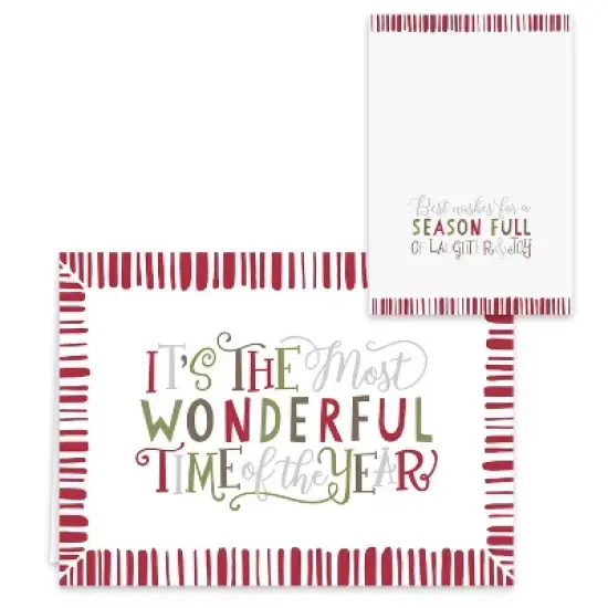 25ct Festive Season Greeting Cards - Masterpiece Studio image {1}