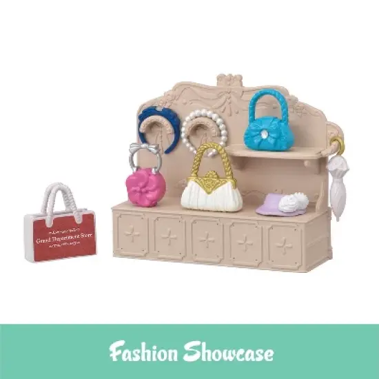 Calico Critters Town Series Grand Department Store Gift Set, Fashion Dollhouse Playset with Figure, Shops and Accessories image {2}