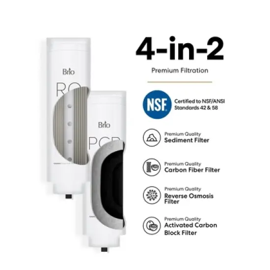 BRIO 1000GPD Tankless RO AQUUS Reverse Osmosis Water Filtration System image {2}