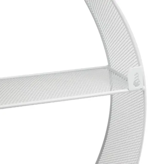 Mind Reader Circular Floating Shelves Metal Mesh image {3}