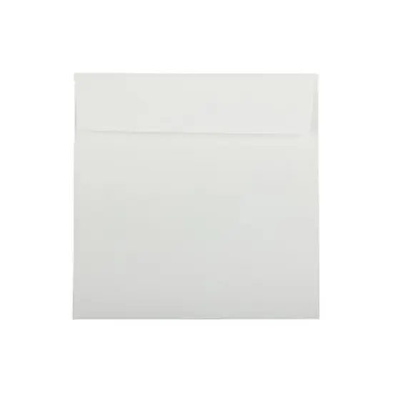 JAM Paper 8.5 x 8.5 Square Strathmore Invitation Envelopes Bright White Wove 50/Pack (900858534i) image {4}
