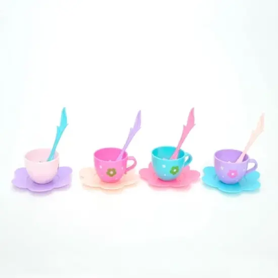 Ready! Set! Play! Link 21 Piece Tea Party Pretend Playset, Party Play Food For Kids image {3}