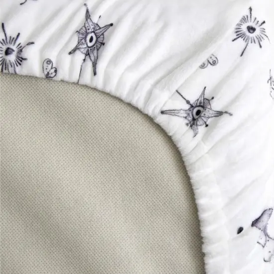 JumpOff Jo Waterproof Fitted Changing Pad Cover &ndash; Soft Plush Minky Fabric - Bears image {4}