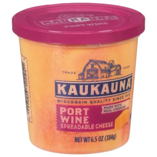 Kaukauna Port Wine Spreadable Cheese - 6.5oz image {1}