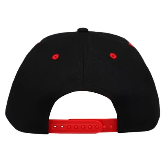 Spider-Man Logo Black Snapback Hat image {4}