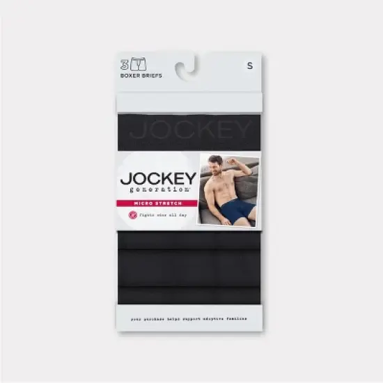 Jockey Generation&trade; Men's Micro Stretch 3pk Boxer Briefs image {4}