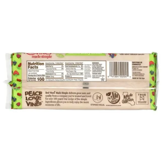 Red Vines, Licorice, Mixed Berry Twist, 4 oz image {1}