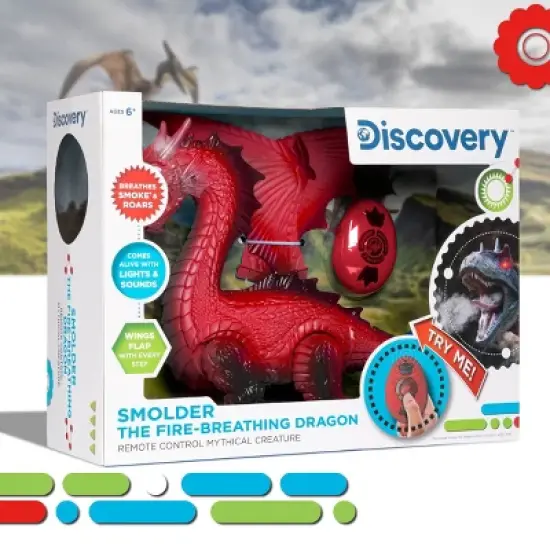 Discovery Kids Remote Control  Dragon - Smoke Red image {5}