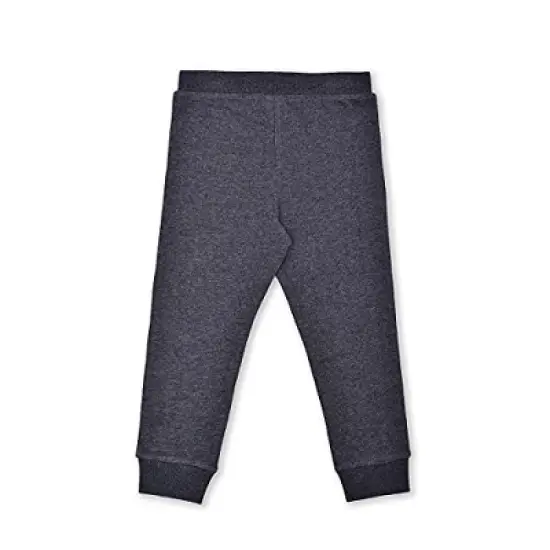 Warner Bros Boy's Batman Graphic Print Jogger Pants with Drawstring Waistband, 2 Piece Bottoms Set for Toddler image {4}