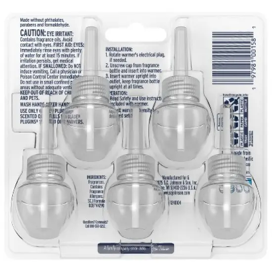 Glade PlugIns Scented Oil Air Freshener Refills - Balsam & Spruce - 3.35oz/5ct image {2}