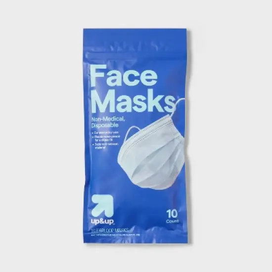 Disposable Face Mask - 10ct - up&up&trade; image {3}