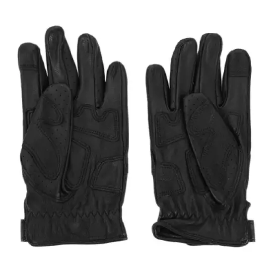 Unique Bargains Motorcycle Gloves Motorbike Dirt Bike Bicycle Racing ATV UTV Sheep Leather 1 Pair image {6}