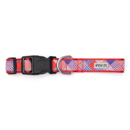The Worthy Dog Americana Adjustable Dog Collar image {2}
