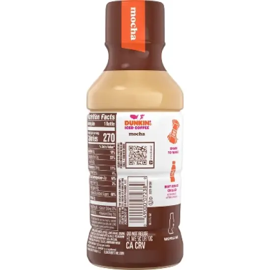 Dunkin Donuts Mocha - 13.7 fl oz Bottle image {6}