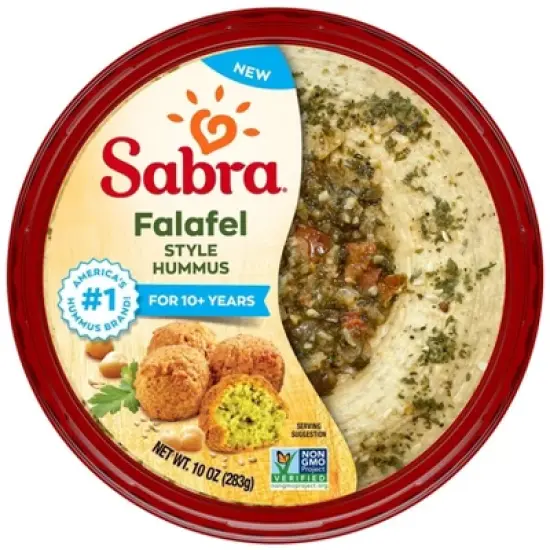 Sabra Falafel Style Hummus - 10oz image {4}