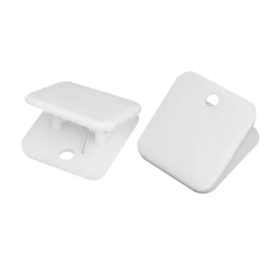 Unique Bargains Durable Material Strong Grip Easy to Hang Up & Save Space Versatile Uses Bag Clips White 5 Pcs image {3}