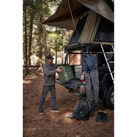 Tailgater X Portable Gas Fire Pit - Olive - Ukiah image {6}