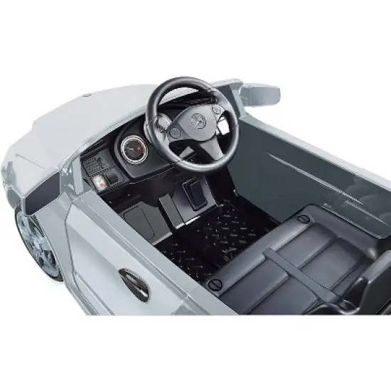 Kid Motorz 6V Mercedes Benz E550 One Seater Powered Ride-On - Silver image {2}