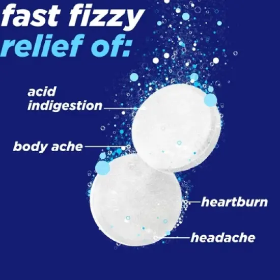 Alka-Seltzer Heartburn + Pain, Aspirin + Antacid Tablets for Fast Pain Relief, Heartburn Relief & Acid Indigestion Relief - 36ct image {2}