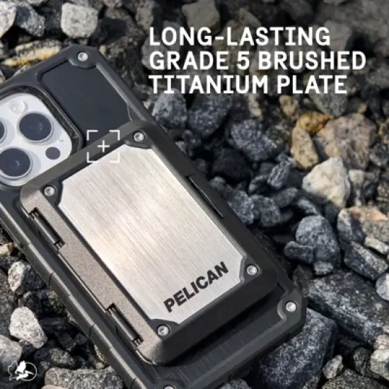 Pelican Shield MagSafe RFID Blocking Wallet - Brushed Titanium image {5}