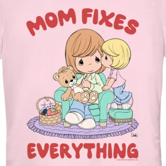 Junior's Precious Moments Mom Fixes Everything  T-Shirt -  - image {1}
