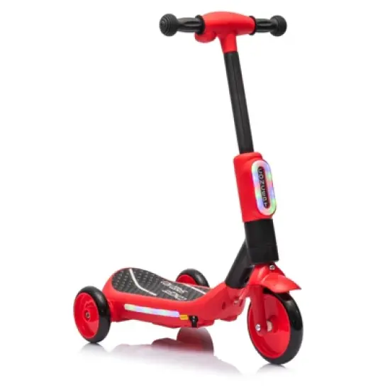 DSVIMOY 2-in-1 Three-Wheel Balance Bike, Toy for kids, Indoor Outdoor Toddler Bike, Balance Bike 3-6 Year Old,  Red, 24.8"*12.2"*27.2" image {1}