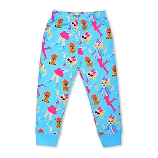 Nickelodeon Girl's Jojo Siwa 2 Piece Active Wear Bundle, Raglan Long Sleeve T-Shirt and Jogger Pants Set for toddler image {1}