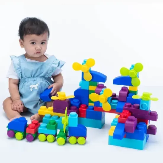 UNiPLAY PLUS Soft Building Blocks &mdash; Designed to Stimulate Creativity and Imagination, Early Learning for Infants and Toddlers image {4}