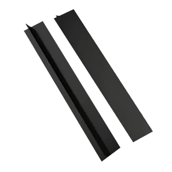 Kitcheniva Silicone Gap Sealing Strip for Kitchen Stove 2 Pcs Black image {3}