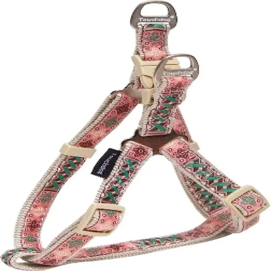 Touchdog  'Carpentry Patterned' Tough Stitched Dog Harness and Leash image {1}