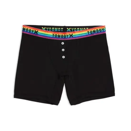 TomboyX 6" Fly Boxer Briefs Underwear, Modal Stretch Comfortable Boy Shorts image {3}
