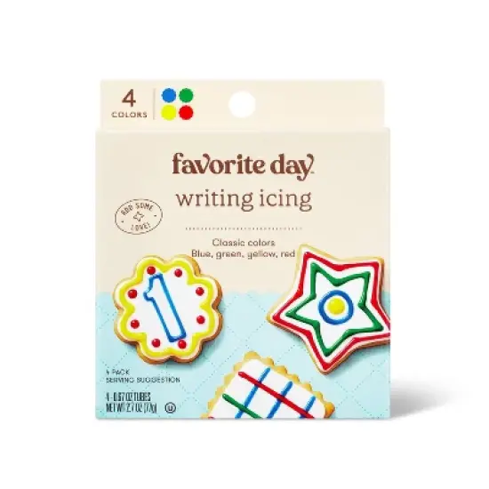 4pk Writing Icing - 2.7oz - Favorite Day&trade; image {3}
