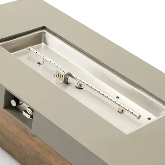 Racxily 48_inch Iron Fire Pit Table with Wood Grain image {7}