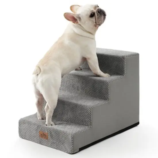 4-Tier Dog Stairs / Non-Slip Pet Steps for Small & Medium Dogs image {10}