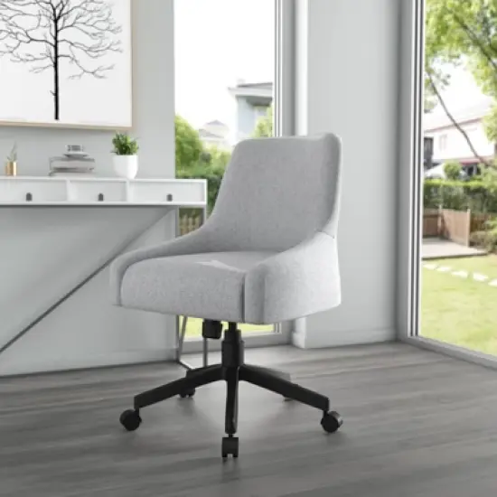 Boyle Desk Chair Gray - Boss Office Products image {1}