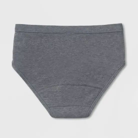 Thinx Teen's 3pc Classic Combo Briefs Period Underwear - Black/Blue/Gray image {7}