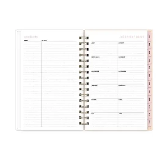 Blue Sky Brook Gossen Planner 5"x8" Daily/Monthly Wirebound (12 Month) Oopsy Daisy July 2025 to June 2026 image {7}