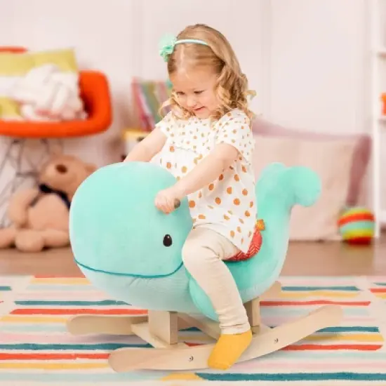 B. toys Wooden Whale Rocker Echo image {1}
