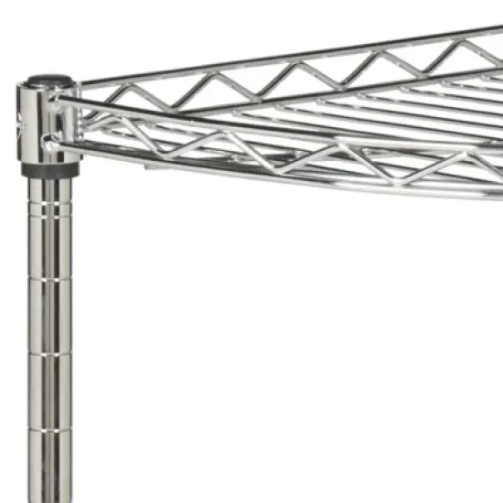 Damaris 4 Tier Corner Rack - Chrome - Safavieh image {3}
