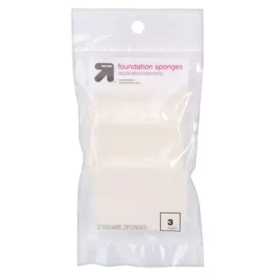 Square Foundation Sponge - 3ct - up&up&trade; image {1}