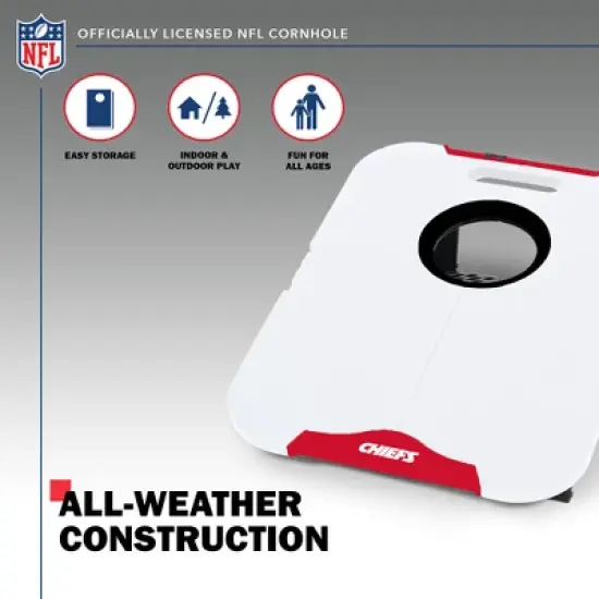 NFL Kansas City Chiefs All-Weather Travel Cornhole Set image {2}