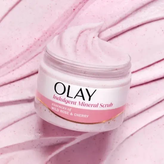 Olay Wild Rose & Cherry Indulgent Mineral Scrub - 11oz image {4}