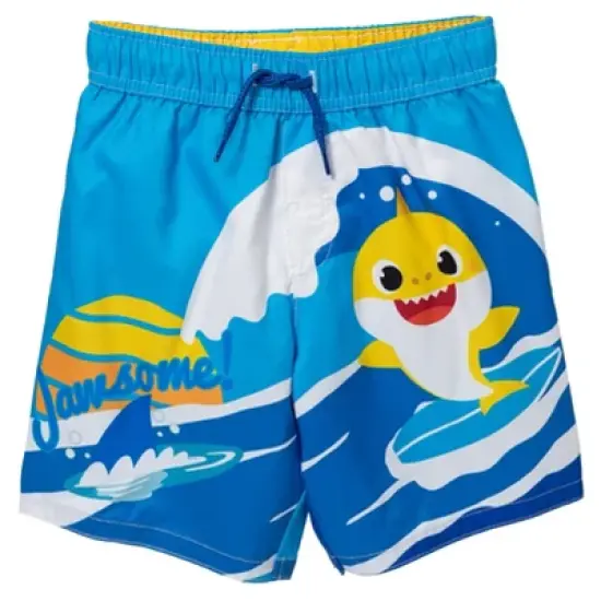 Pinkfong Baby Shark Rash Guard and Swim Trunks Outfit Set Toddler image {5}